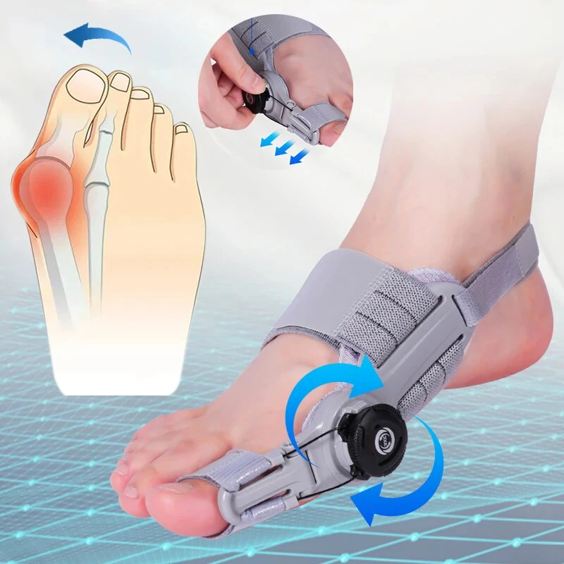 Bunion Corrector Unisex Foot Hallux Valgus Braces Rotatable Toe Separator Straightener Adjustable Pedicure Finger Toe Corrector 1